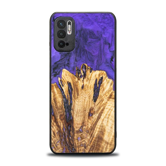 Xiaomi REDMI NOTE 10 5G Handyhülle aus Harz und Holz - Synergy#E22