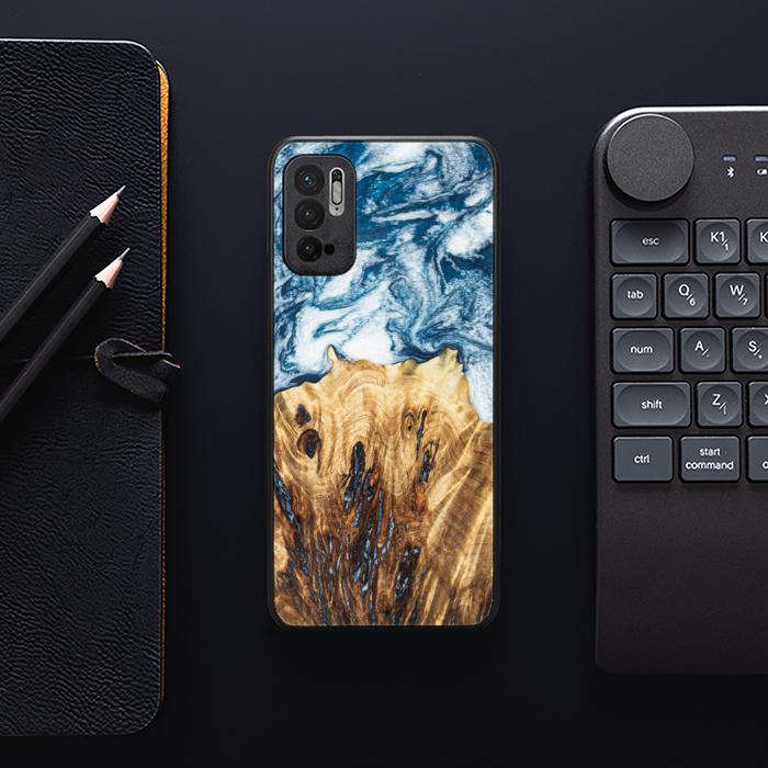 Xiaomi REDMI NOTE 10 5G Handyhülle aus Harz und Holz - Synergy#E23