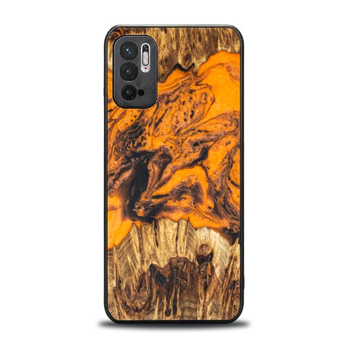 Xiaomi REDMI NOTE 10 5G Handyhülle aus Harz und Holz - Synergy#E24