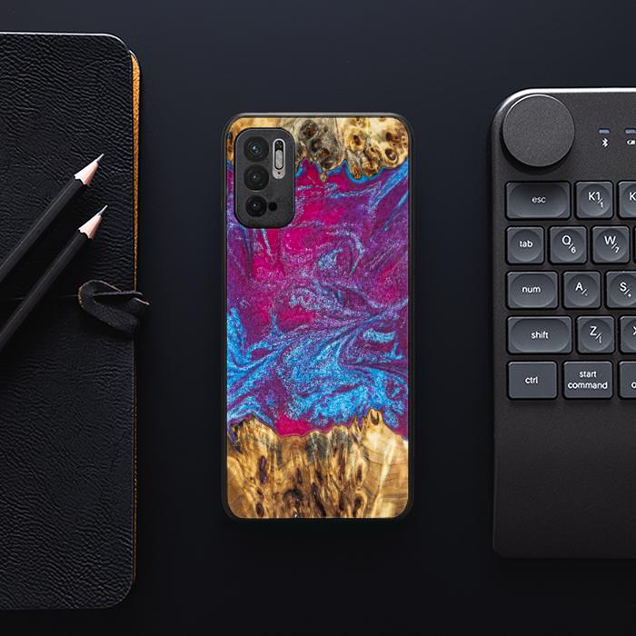 Xiaomi REDMI NOTE 10 5G Handyhülle aus Harz und Holz - Synergy#E3