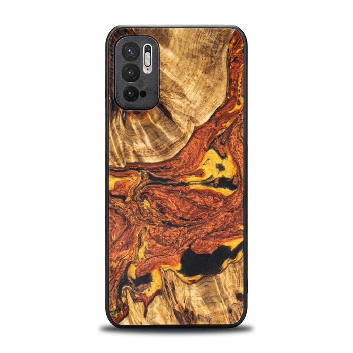Xiaomi REDMI NOTE 10 5G Handyhülle aus Harz und Holz - Synergy#E6