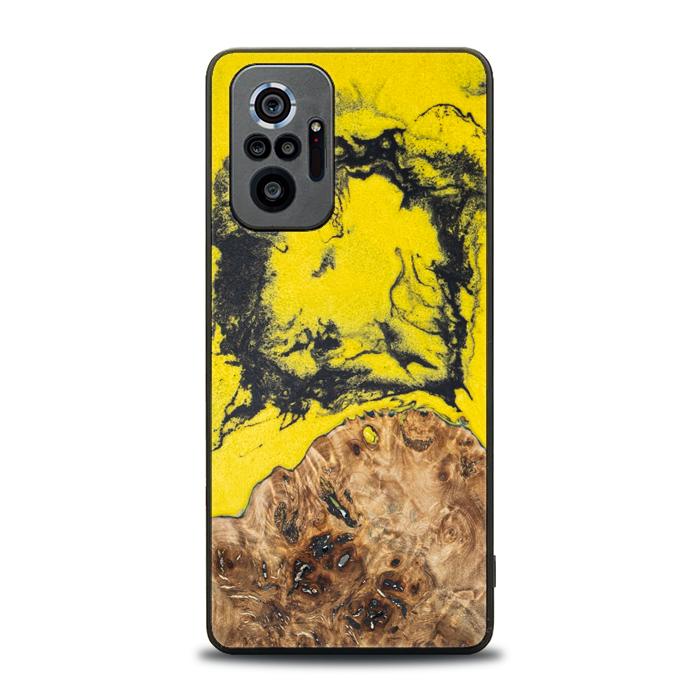 Xiaomi REDMI NOTE 10 Pro Handyhülle aus Harz und Holz - Borussia#ChL