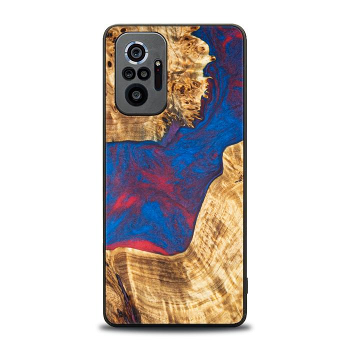Xiaomi REDMI NOTE 10 Pro Handyhülle aus Harz und Holz - Synergy#E10