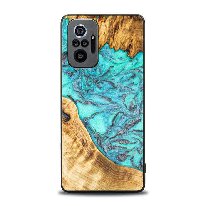 Xiaomi REDMI NOTE 10 Pro Handyhülle aus Harz und Holz - Synergy#E13