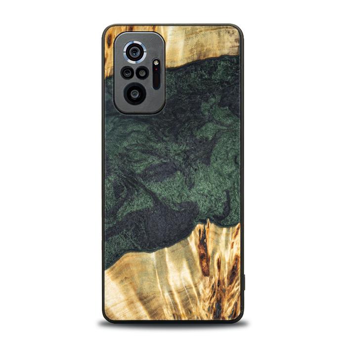 Xiaomi REDMI NOTE 10 Pro Handyhülle aus Harz und Holz - Synergy#E14