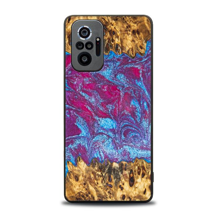 Xiaomi REDMI NOTE 10 Pro Handyhülle aus Harz und Holz - Synergy#E15