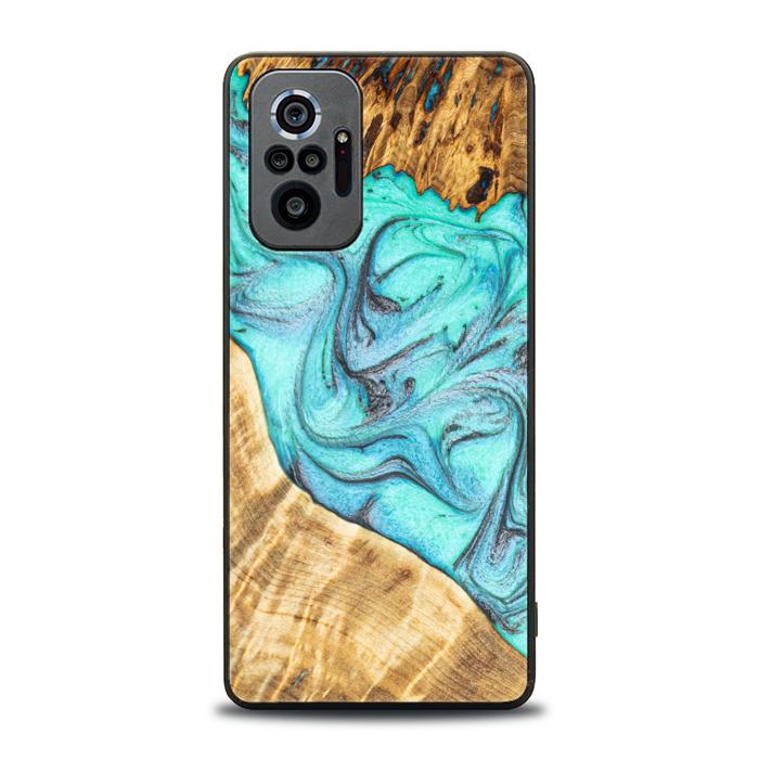 Xiaomi REDMI NOTE 10 Pro Handyhülle aus Harz und Holz - Synergy#E16