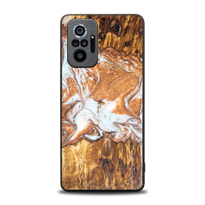 Xiaomi REDMI NOTE 10 Pro Handyhülle aus Harz und Holz - Synergy#E18