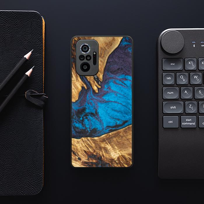 Xiaomi REDMI NOTE 10 Pro Handyhülle aus Harz und Holz - Synergy#E21