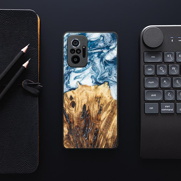 Xiaomi REDMI NOTE 10 Pro Handyhülle aus Harz und Holz - Synergy#E23