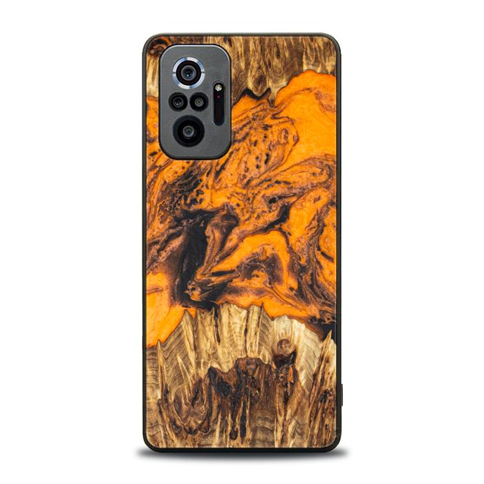 Xiaomi REDMI NOTE 10 Pro Handyhülle aus Harz und Holz - Synergy#E24