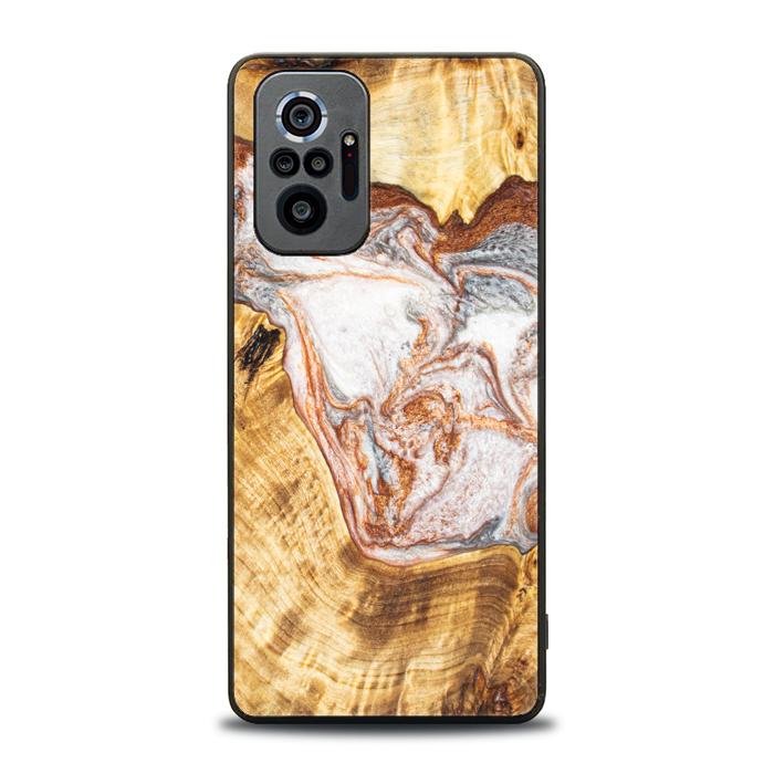 Xiaomi REDMI NOTE 10 Pro Handyhülle aus Harz und Holz - Synergy#E5