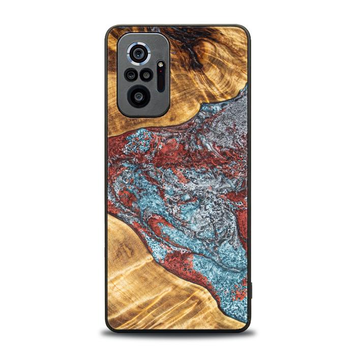 Xiaomi REDMI NOTE 10 Pro Handyhülle aus Harz und Holz - Synergy#E7