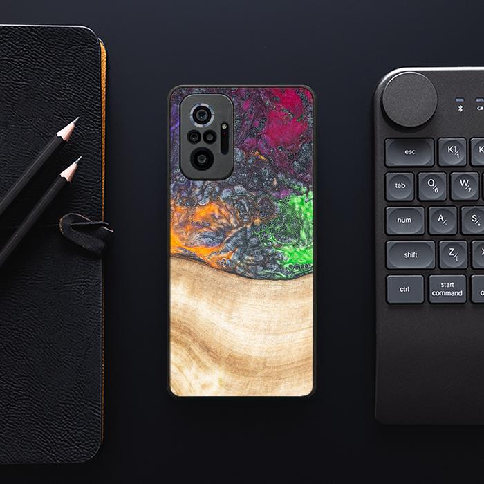 Xiaomi REDMI NOTE 10 Pro Handyhülle aus Harz und Holz - Synergy#F6