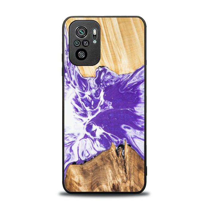 Xiaomi REDMI NOTE 10 Handyhülle aus Harz und Holz - Synergy#A78