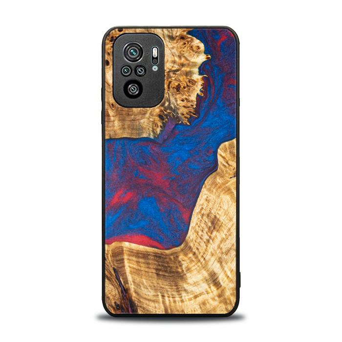 Xiaomi REDMI NOTE 10 Handyhülle aus Harz und Holz - Synergy#E10