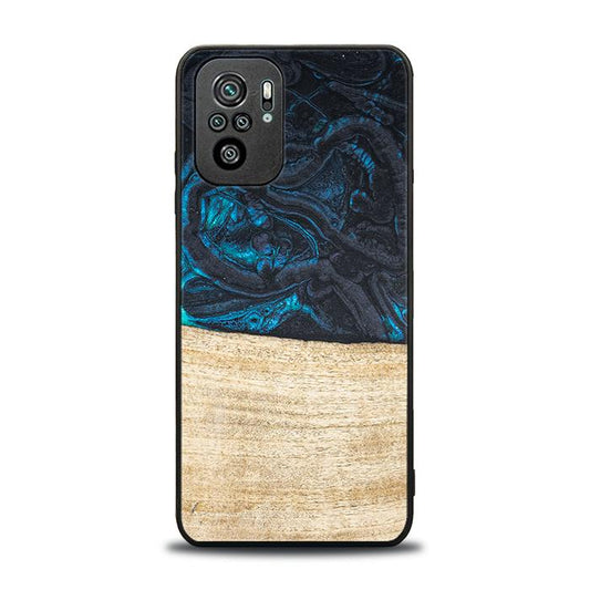 Xiaomi REDMI NOTE 10 Handyhülle aus Harz und Holz - Synergy#F13