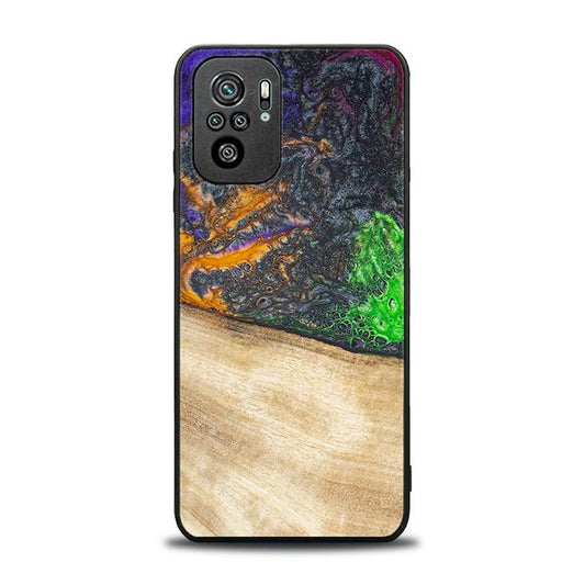Xiaomi REDMI NOTE 10 Handyhülle aus Harz und Holz - Synergy#F15