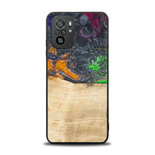 Xiaomi REDMI NOTE 10 Handyhülle aus Harz und Holz - Synergy#F16