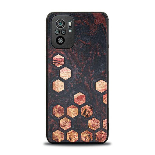 Xiaomi REDMI NOTE 10 Handyhülle aus Harz und Holz - Synergy#F27