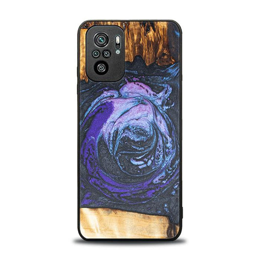 Xiaomi REDMI NOTE 10 Handyhülle aus Harz und Holz - Synergy#F34