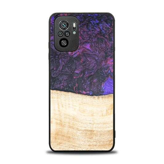 Xiaomi REDMI NOTE 10 Handyhülle aus Harz und Holz - Synergy#F4