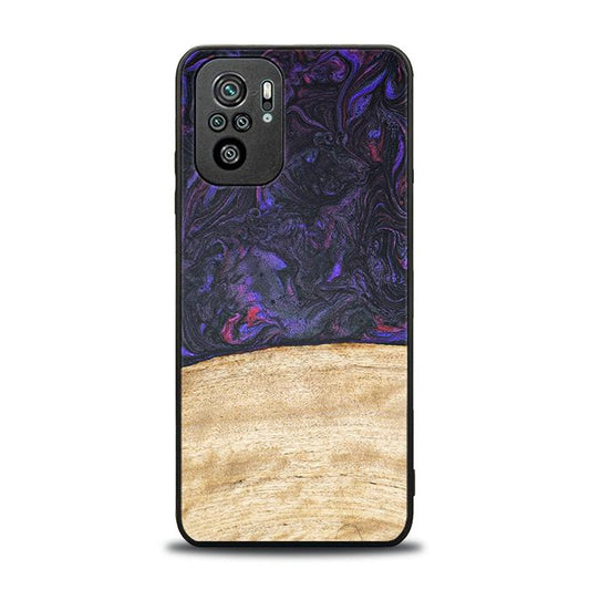 Xiaomi REDMI NOTE 10 Handyhülle aus Harz und Holz - Synergy#F7