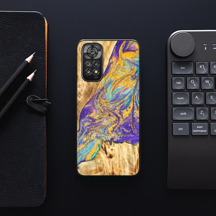 Xiaomi REDMI NOTE 11 / 11S Handyhülle aus Harz und Holz - SYNERGY#E2