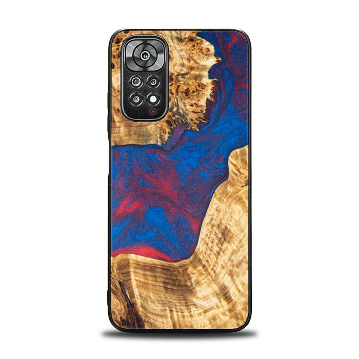 Xiaomi REDMI NOTE 11 / 11S Handyhülle aus Harz und Holz - Synergy#E10