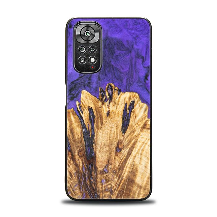 Xiaomi REDMI NOTE 11 / 11S Handyhülle aus Harz und Holz - Synergy#E22
