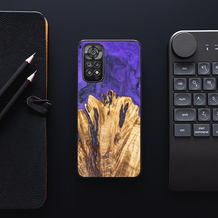 Xiaomi REDMI NOTE 11 / 11S Handyhülle aus Harz und Holz - Synergy#E22