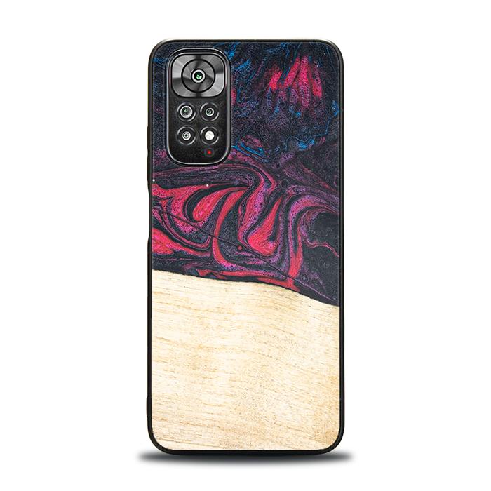 Xiaomi REDMI NOTE 11 / 11S Handyhülle aus Harz und Holz - Synergy#F5