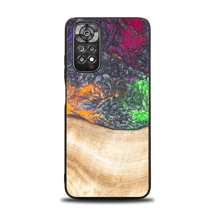 Xiaomi REDMI NOTE 11 / 11S Handyhülle aus Harz und Holz - Synergy#F6