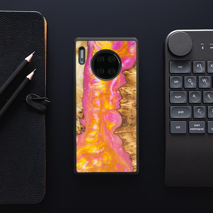 Huawei Mate 30 Pro Handyhülle aus Harz und Holz - SYNERGY#A20