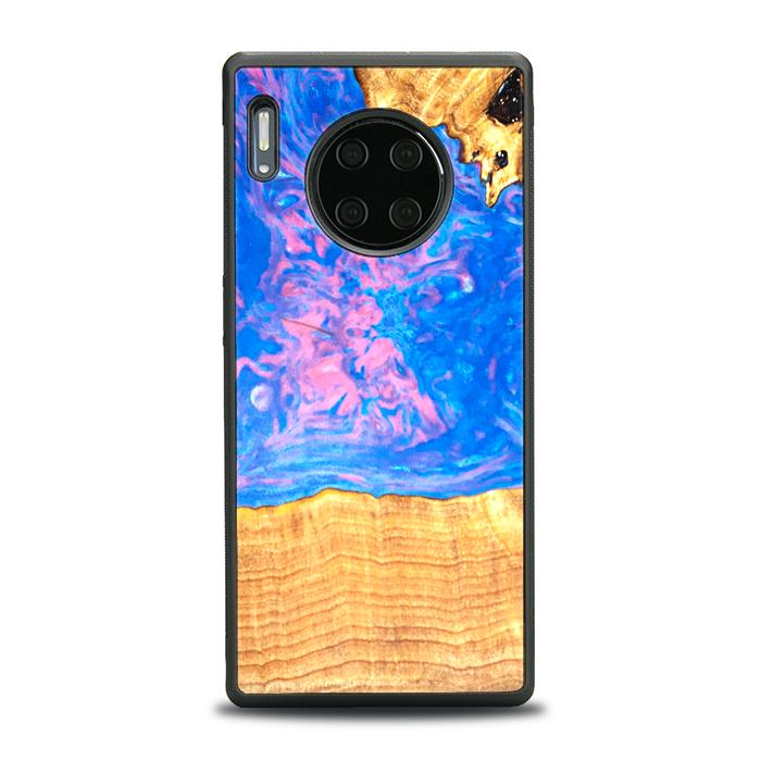 Huawei Mate 30 Pro Handyhülle aus Harz und Holz - SYNERGY#B23
