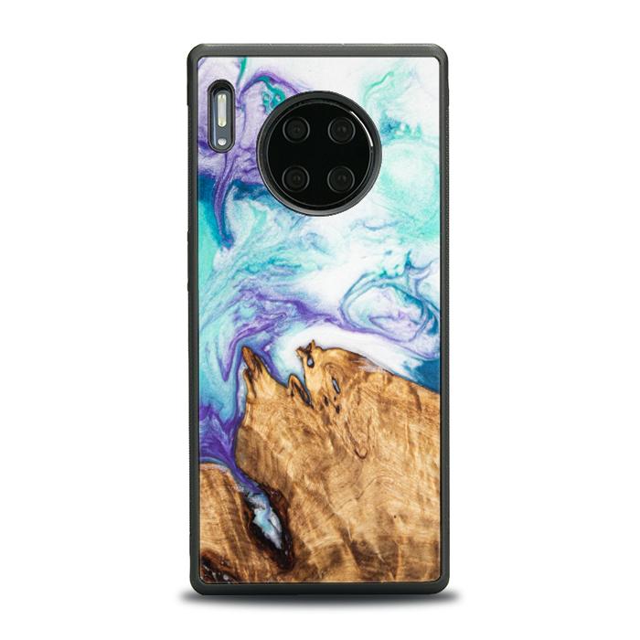 Huawei Mate 30 Pro Handyhülle aus Harz und Holz - SYNERGY#C17