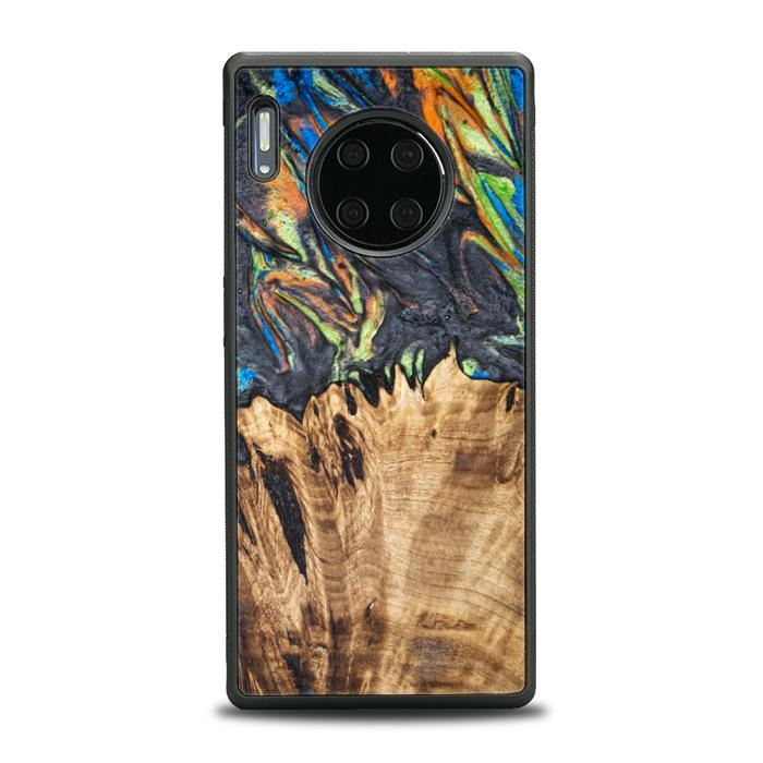 Huawei Mate 30 Pro Handyhülle aus Harz und Holz - SYNERGY#C22