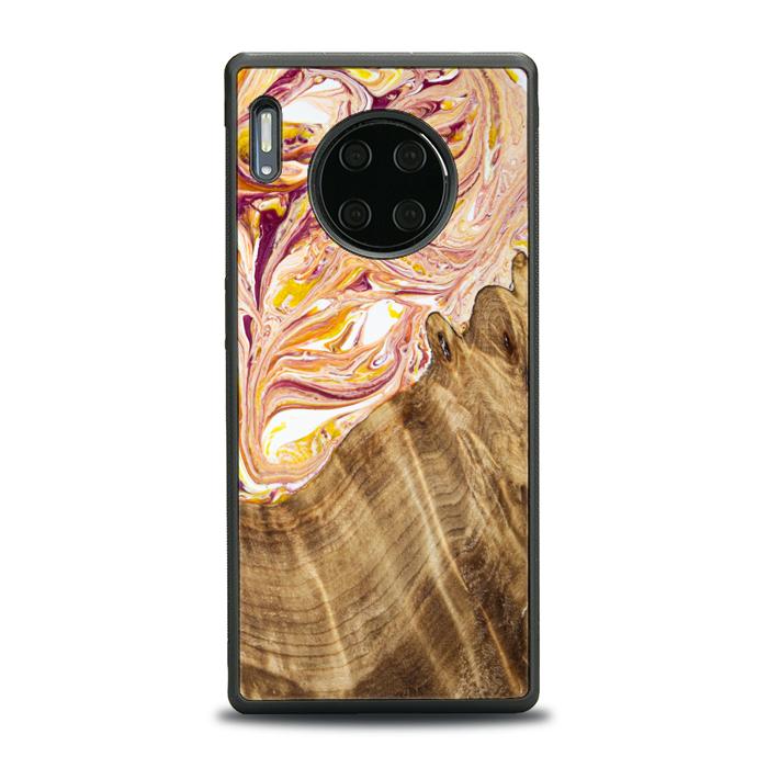 Huawei Mate 30 Pro Handyhülle aus Harz und Holz - SYNERGY#C48