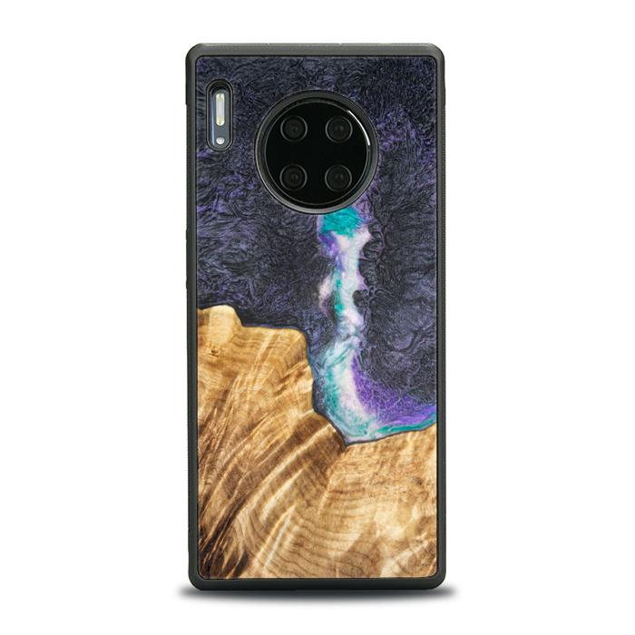 Huawei Mate 30 Pro Handyhülle aus Harz und Holz - SYNERGY#C7