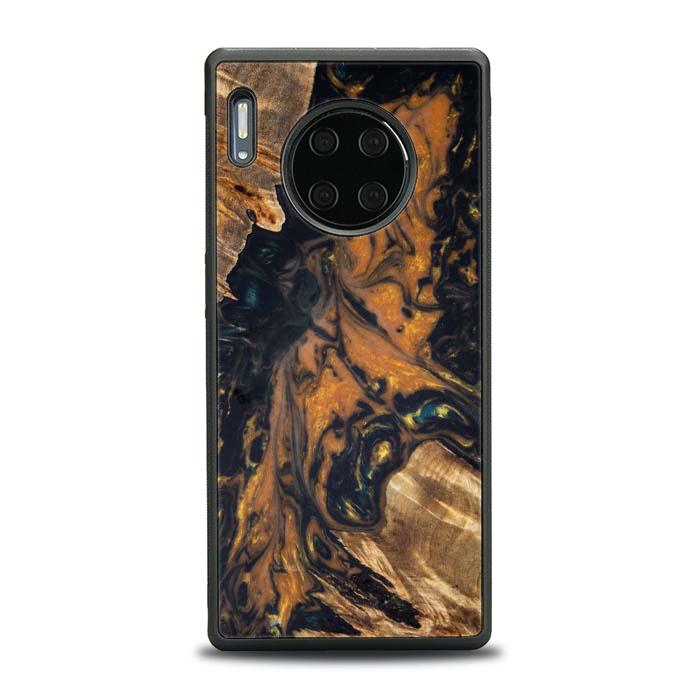 Huawei Mate 30 Pro Handyhülle aus Harz und Holz - Synergy#162