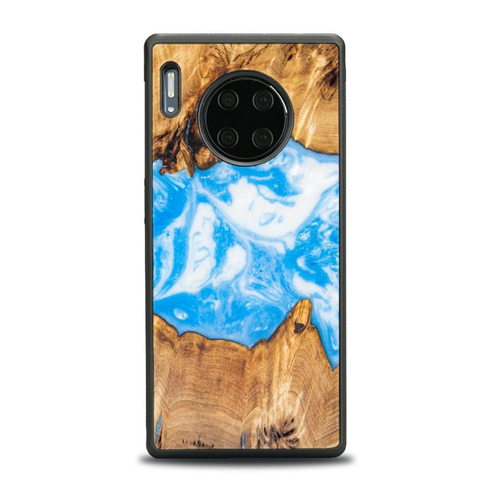 Huawei Mate 30 Pro Handyhülle aus Harz und Holz - Synergy#A34