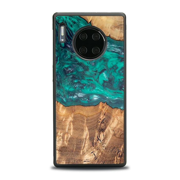 Huawei Mate 30 Pro Handyhülle aus Harz und Holz - Synergy#D109