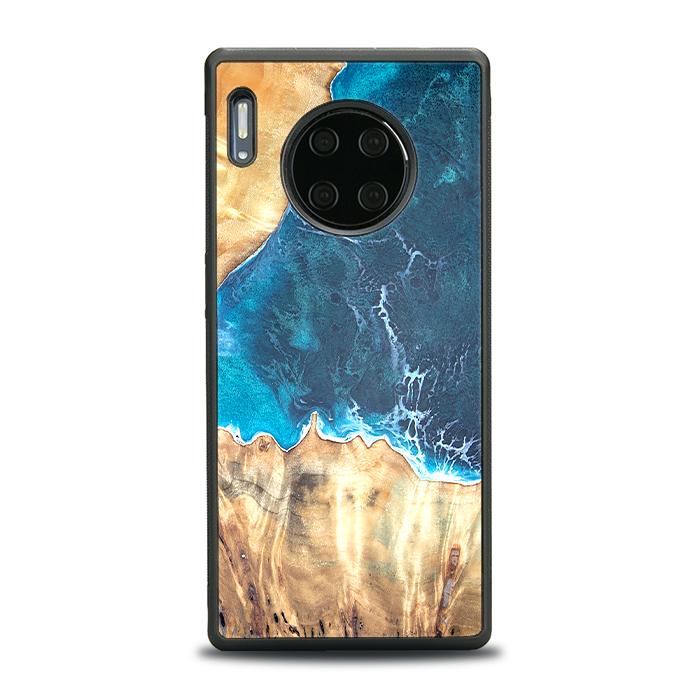 Huawei Mate 30 Pro Handyhülle aus Harz und Holz - Synergy#D116