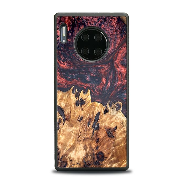 Huawei Mate 30 Pro Handyhülle aus Harz und Holz - Synergy#D118