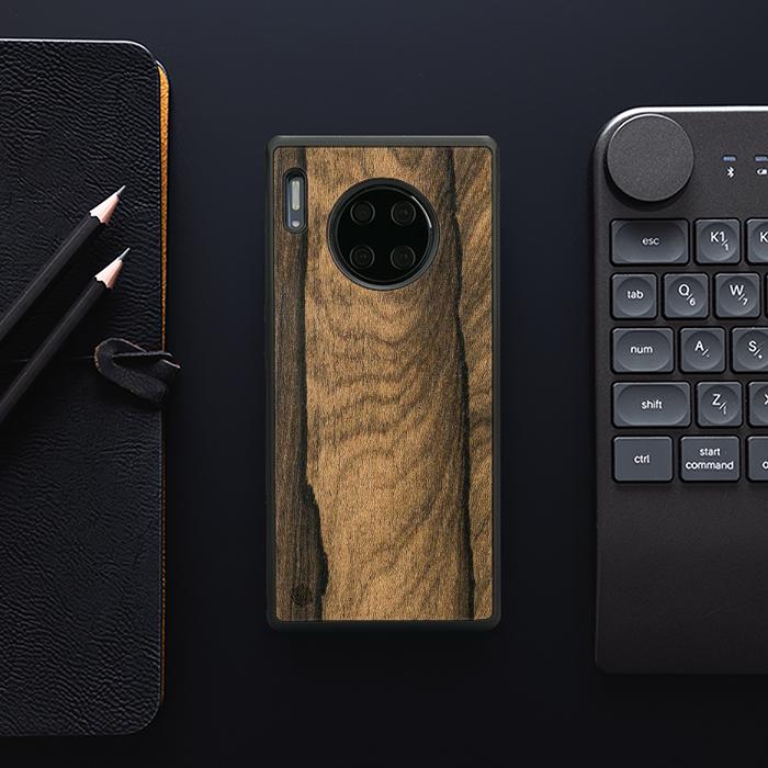 Huawei Mate 30 Pro Handyhülle aus Holz - Ziricote