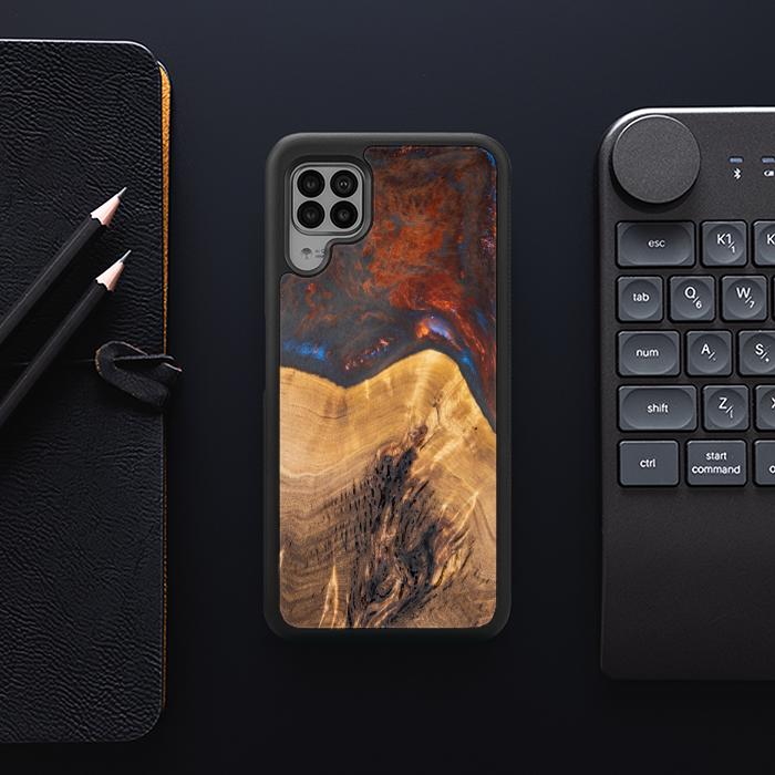Huawei P40 lite Handyhülle aus Harz und Holz - SYNERGY#A21