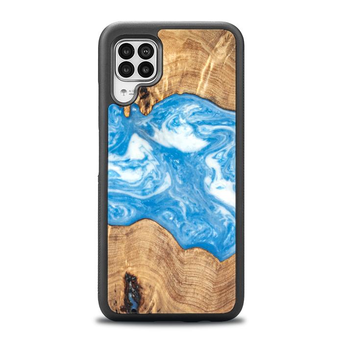 Huawei P40 lite Handyhülle aus Harz und Holz - SYNERGY#B03