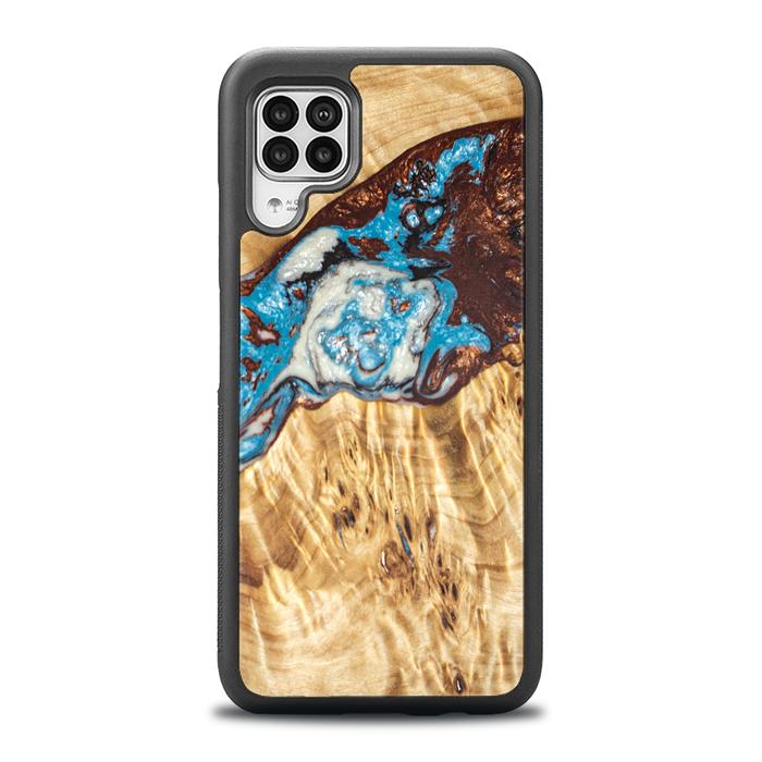 Huawei P40 lite Handyhülle aus Harz und Holz - SYNERGY#B12