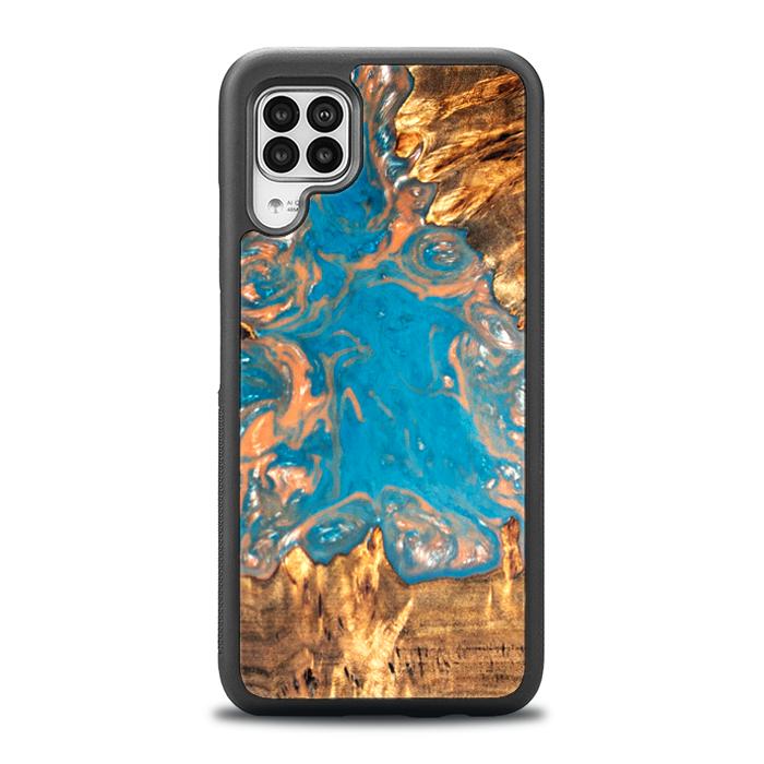Huawei P40 lite Handyhülle aus Harz und Holz - SYNERGY#B22