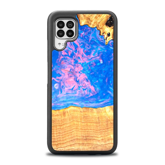 Huawei P40 lite Handyhülle aus Harz und Holz - SYNERGY#B23